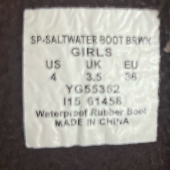 Sperry Big Kids Size 4 Dick Boot 🤎 - Picture 5 of 6